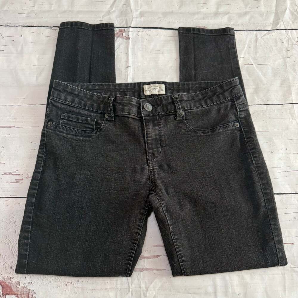 Aéropostale Black Lola Jegging Jeans‎ Size 11/12